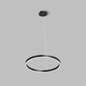 Светильник подвесной RAYDIA, 40 Вт, 3000–4000К, ?600?1500 мм, металл+акрил, черный, свет вверх/вниз