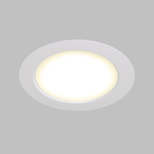 DK3048-WH Встраиваемый светильник, IP 20, 7Вт, LED, белый, пластик
