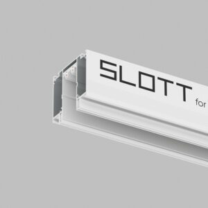 TR2014-WH Профиль-трек SLOTT for DENKIRS SMART, для натяжных потолков, 2 м, алюминий, белый